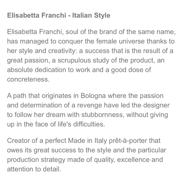 Italian Made Elisabetta Franchi Black Dress Luxury Collection Size 44 - Picture 9 of 10